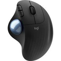 LOGITECH Ergo M575S Wireless Trackball Mouse, Black