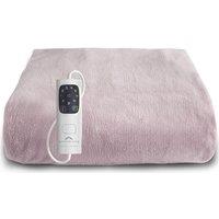 DREAMLAND Snuggle Up Velvet Heated Throw - Pink, 160 x 120 cm