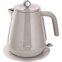 DELONGHI Eclettica KBY3001.BG Jug Kettle - Beige, Brown