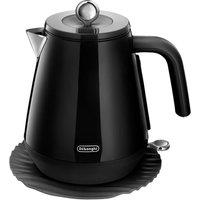 DELONGHI Eclettica KBY3001.BK Jug Kettle - Black, Black