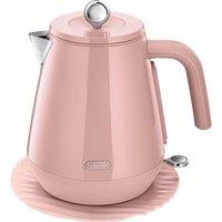 DELONGHI Eclettica KBY3001.PK Jug Kettle - Pink, Pink