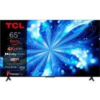 65" TCL 65PF650K Fire TV Smart 4K Ultra HD HDR LED TV with Amazon Alexa, Silver/Grey