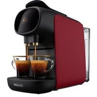 L'OR by Philips Barista Sublime LM9012/50 Coffee Machine - Black & Red, Red,Black