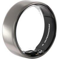 ULTRAHUMAN Ring Air - Raw Titanium, Size 8, Silver/Grey