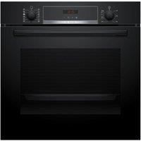 Bosch Series 4 HQA574BB3B Electric Pyrolytic Steam Oven - Black, Black