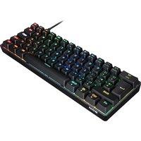 NOS C-450 Mini Pro RGB Mechanical Gaming Keyboard - Black, Black