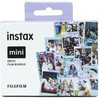 INSTAX Deco Mini Confetti, Mermaid Tail & Blue Frame Film - 30 Shot Pack, Patterned