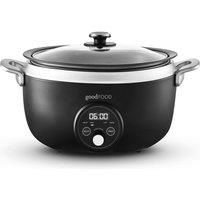GOOD FOOD GF16010 Slow Cooker - Black, Black