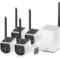 Swann MaxRanger 4K Ultra HD NVR Security System - 4 Cameras, White