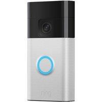 RING Battery Video Doorbell (3rd Gen) - Satin Nickel, Silver/Grey