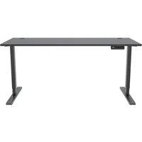 PIRANHA E-BASE 140 Gaming Desk - Black, Black
