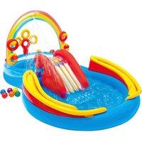 INTEX Rainbow Ring Inflatable Play Center with Slide