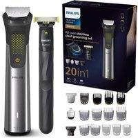 PHILIPS Series 7000 15-in-1 Wet & Dry Grooming Set - Black, Black