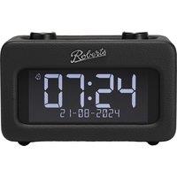 ROBERTS Revival Rest DAB? Bluetooth Retro Clock Radio - Black, Black