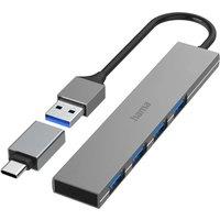 HAMA Prime Line 4-port USB Type-C Hub