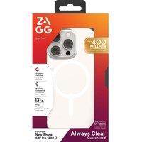 ZAGG Crystal Palace Snap iPhone 16 Pro Case - Clear, White