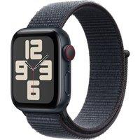 APPLE Watch SE - 44 mm Midnight Aluminium Case with Ink Sport Loop, Black