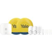 YALE AL-PK1-1A-UK Smart Home Alarm Family Kit, White,Yellow