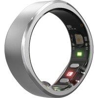 RINGCONN Smart Ring - Moonlit Silver, Size 9, Silver/Grey