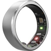 RINGCONN Smart Ring - Moonlit Silver, Size 11, Silver/Grey