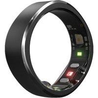RINGCONN Smart Ring - Midnight Black, Size 7, Black