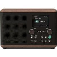 PURE Classic H4 DAB? Bluetooth Radio - Walnut & Coffee Black, Brown,Black