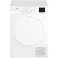LOGIK LHP8W25 8 kg Heat Pump Tumble Dryer - White, White