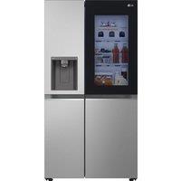 LG InstaView GSGV80PYLL American-Style Smart Fridge Freezer - Prime Silver, Silver/Grey