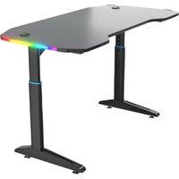 PIRANHA Base 120 RGB Gaming Desk - Black, Black