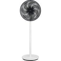 LOGIK L14PFBW25 14" Pedestal Fan - White & Black, White,Black