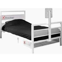 X ROCKER Basecamp TV Gaming Bed - White, White