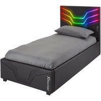 X ROCKER Cosmos RGB Gaming Bed - Black, Black