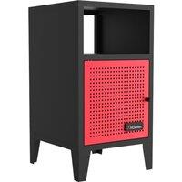X ROCKER Mesh-Tek Bedside Table - Red & Black, Black,Red