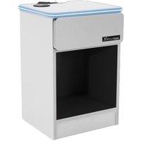 X ROCKER Carbon-Tek RGB Bedside Table - White, White