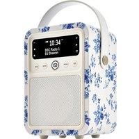 VQ Monty Portable DAB? Bluetooth Radio - Laura Ashley China Rose, Blue,White