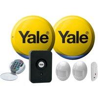 YALE HSA6610 Smart Home Security Alarm Kit, Black,White