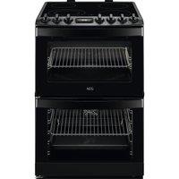 AEG 6000 SteamBake CCB6741MCB 60 cm Electric Ceramic Cooker - Matte Black, Black