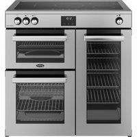 BELLING Cookcentre 90Ei Electric Induction Range Cooker - Stainless Steel, Stainless Steel