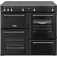 STOVES Richmond 100Ei Electric Induction Range Cooker - Black & Chrome, Silver/Grey,Black