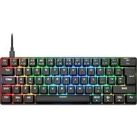 NOS C-250 Mini RGB Mechanical Gaming Keyboard - Black, Black