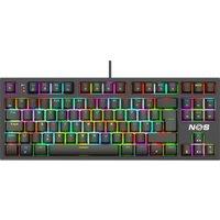 NOS C-350 Mini RGB Mechanical Gaming Keyboard - Black, Black