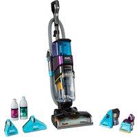 Shark CarpetXpert HairPro Pet with StainStriker EX300UK Upright Carpet Cleaner - Silver & Fuchsia, Pink,Silver/Grey