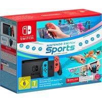 NINTENDO Switch Neon Red & Blue, Sports & Nintendo Switch Online 12 Month Membership, Red,Blue