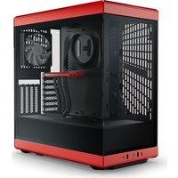 HYTE Y40 ATX Mid-Tower PC Case - Red, Red