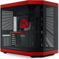 Hyte Y70 E-ATX Mid-Tower PC Case - Black & Red, Red