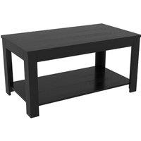 AVF Calibre CAT90BO Coffee Table - Wood Veneer & Black Oak