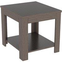 AVF Calibre CAT50GRE Side Table - Wood Veneer & Grey