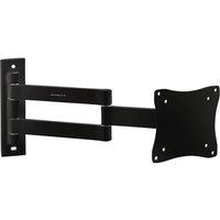 PROPERAV Tilt & Swivel 13-28" TV Bracket, Black