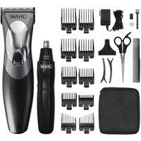 WAHL Clip 'N Rinse Cordless Clipper and Trimmer Kit - Black, Black