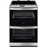 AEG 6000 SteamBake CIB6743ACM 60 cm Electric Induction Cooker - Stainless steel, Stainless Steel